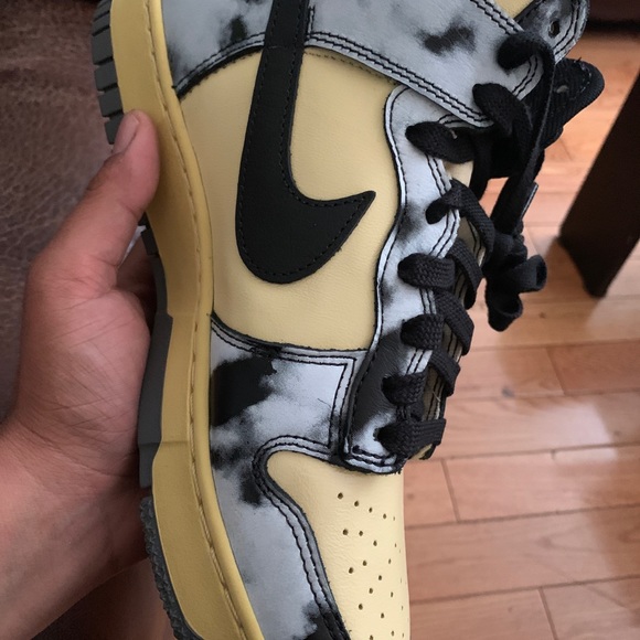 Nike Dunk High 1985 Black Acid Wash - Picture 4 of 6